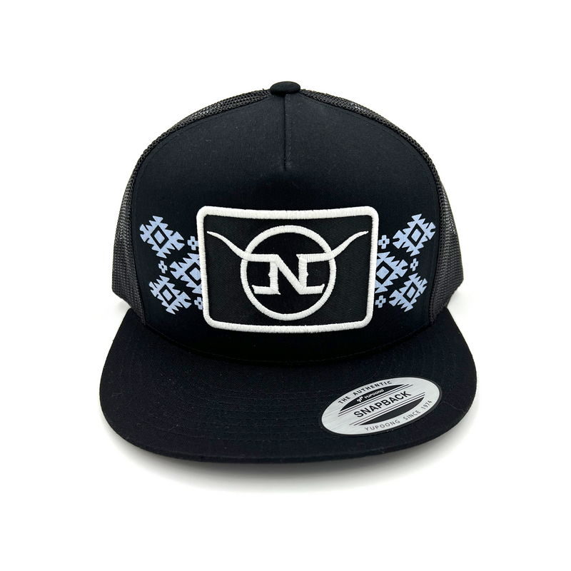 Aztec Flat Bill Trucker Snapback
